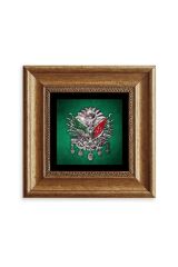 Osmanlı Tuğrası Çerçeveli Taş Tablo 20 cm