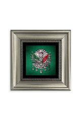 Osmanlı Tuğrası Çerçeveli Taş Tablo 20 cm