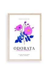 Çiçek Ahşap Çerçeveli Tablo 23 x 30