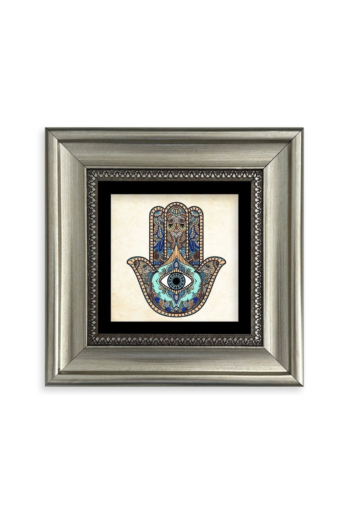 Fatma Ana Eli Çerçeveli Taş Tablo 20 cm