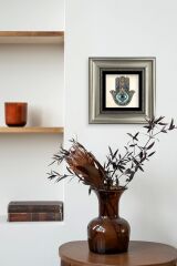 Fatma Ana Eli Çerçeveli Taş Tablo 20 cm