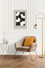 Çiçek Ahşap Çerçeveli Tablo 30 x 42