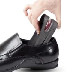 BUFFER® 5 cm Boy Uzatıcı Silikon Ortopedik Topuk Tabanlık – Yüksek Konforlu Gizli Yükseltici Ped (Unisex)