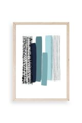 Modern Ahşap Çerçeveli Tablo 50 x 70