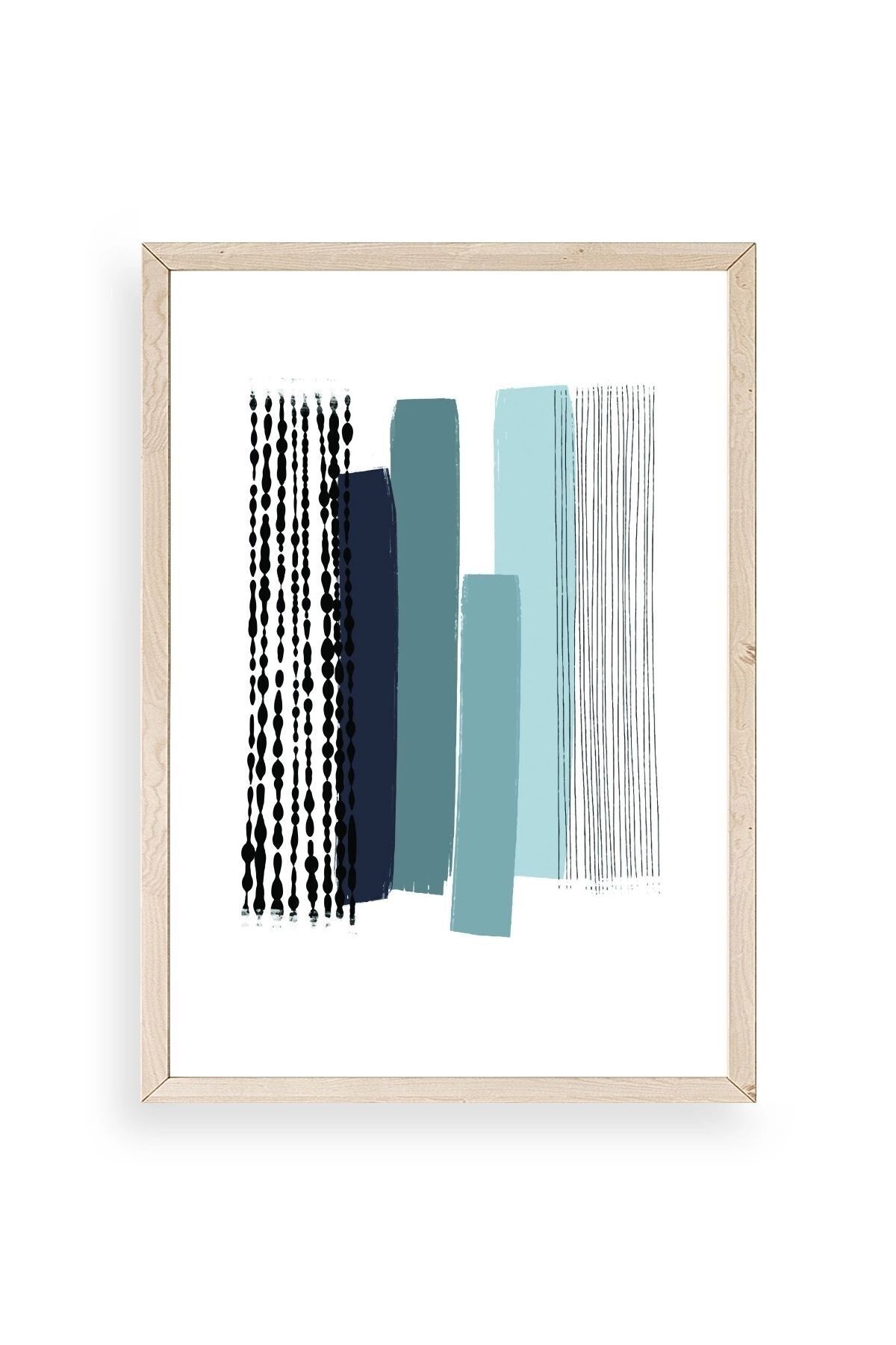 Modern Ahşap Çerçeveli Tablo 23 x 30