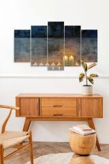 Manzara 5 Parçalı Mdf Tablo 60 x 100