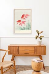 Ohana Koson Ahşap Çerçeveli Tablo 30 x 42