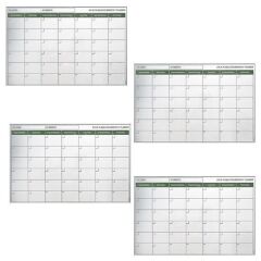 BUFFER® Manyetik Yapışkanlı Bir Aylık Program Planlayıcı Takvim 85x56 cm