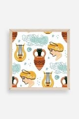 Roma Ahşap Çerçeveli Tablo 23 x 23