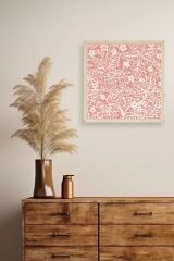 Modern Ahşap Çerçeveli Tablo 42 x 42