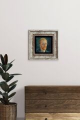 Van Gogh Çerçeveli Taş Tablo 20 cm