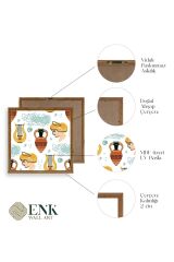 Roma Ahşap Çerçeveli Tablo 23 x 23