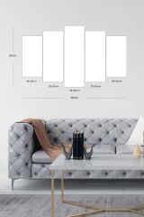 Anne ve Çocuk 5 Parçalı Mdf Tablo 60 x 100