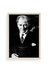 Atatürk Ahşap Çerçeveli Tablo 23 x 30