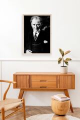 Atatürk Ahşap Çerçeveli Tablo 23 x 30