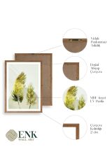 Manzara Üçlü Ahşap Çerçeveli Tablo 30 x 42