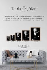Atatürk Ahşap Çerçeveli Tablo 17 x 23