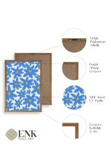 Çiçekler Ahşap Çerçeveli Tablo 50 x 70