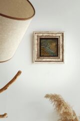 Hat Yazılı Çerçeveli Taş Tablo , Çerçeveli Taş Duvar Dekoru-enkcrcvtbl-00120 20 cm