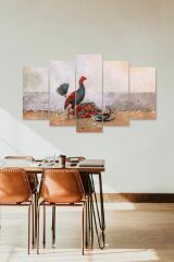 Manzara Doğa 5 Parçalı Mdf Tablo 60 x 100