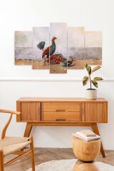 Manzara Doğa 5 Parçalı Mdf Tablo 60 x 100