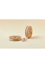 Biye Çizgili Katlı C09 Kahverengi 2 cm 25 Metre %65 Koton %35 Polyester