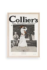 Edward Penfield Ahşap Çerçeveli Tablo 30 x 42