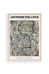 Jackson Polloc Ahşap Çerçeveli Tablo 50 x 70