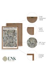 Jackson Polloc Ahşap Çerçeveli Tablo 50 x 70