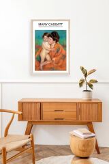 Mary Cassatt Ahşap Çerçeveli Tablo 50 x 70