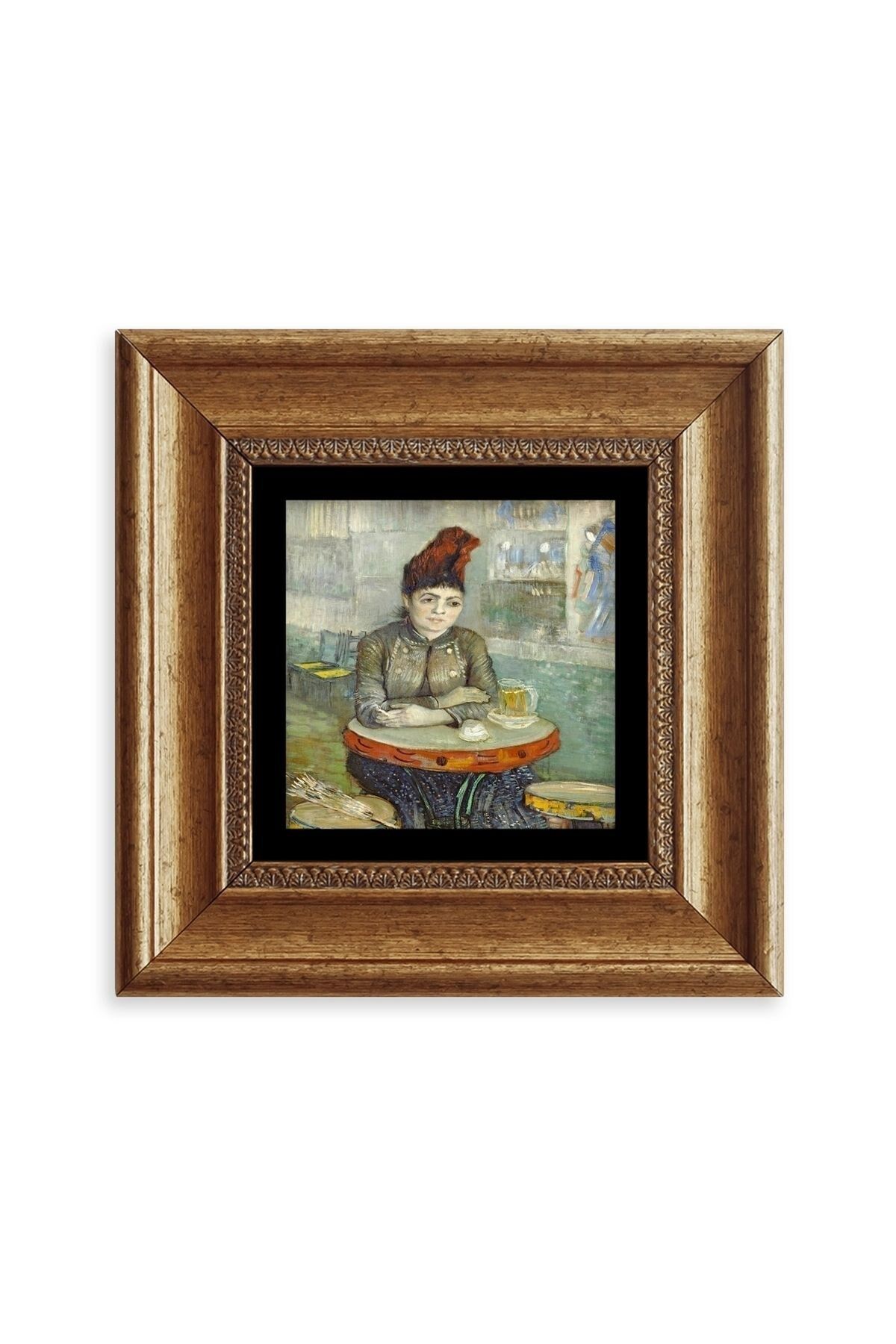 Van Gogh Çerçeveli Taş Tablo 20 cm