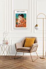 Mary Cassatt Ahşap Çerçeveli Tablo 17 x 23