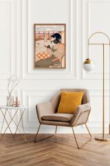 De Feure Ahşap Çerçeveli Tablo 30 x 42