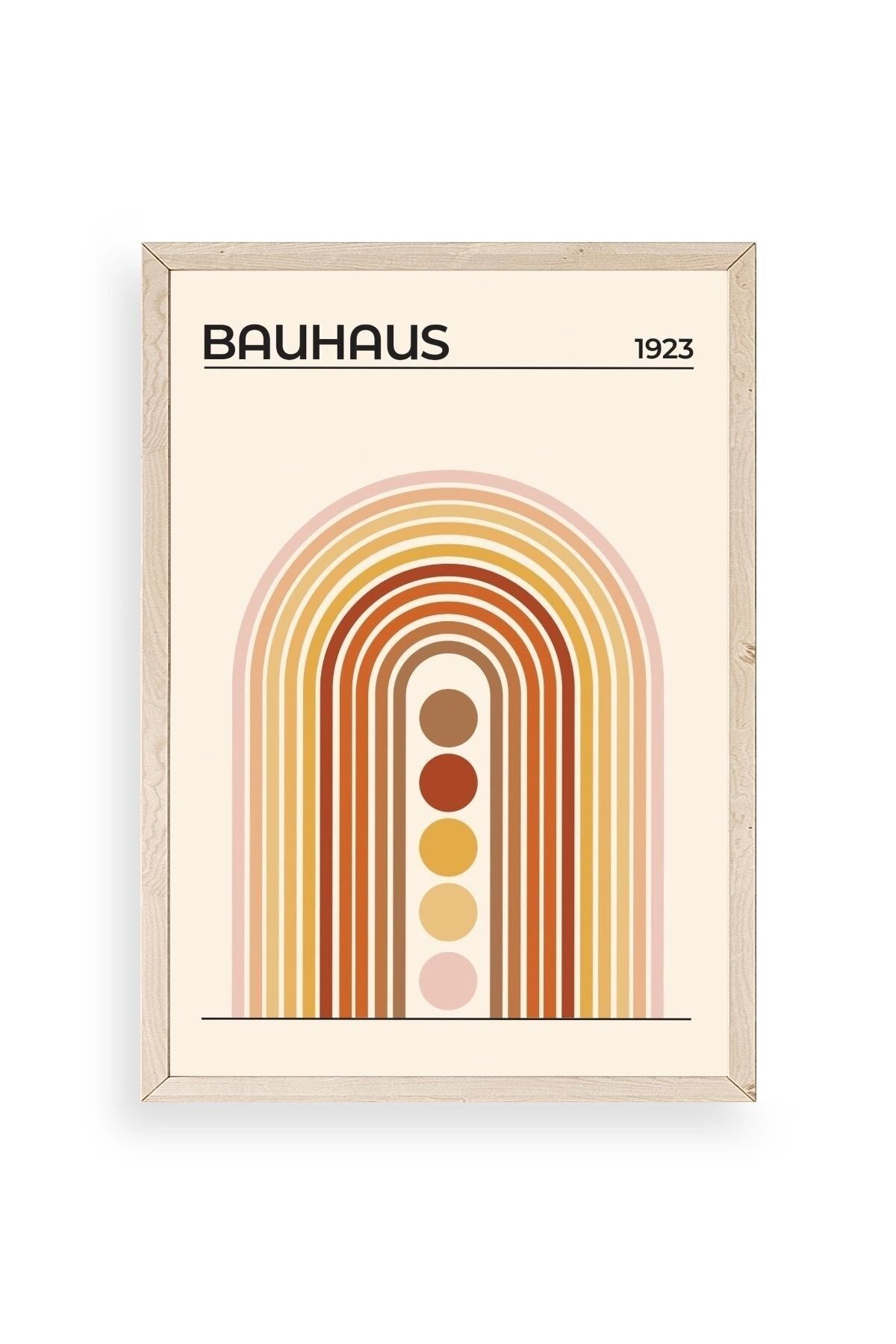 Bauhaus Ahşap Çerçeveli Tablo 23 x 30