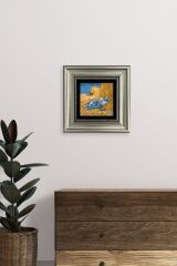 Van Gogh Çerçeveli Taş Tablo 20 cm