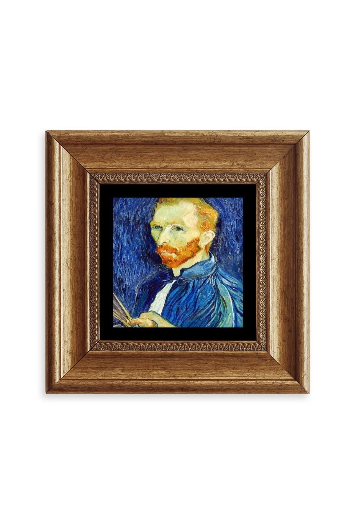 Van Gogh Çerçeveli Taş Tablo 20 cm