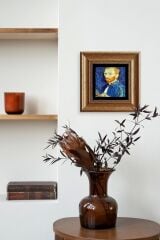 Van Gogh Çerçeveli Taş Tablo 20 cm
