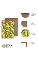 Çiçekler Ahşap Çerçeveli Tablo 23 x 30