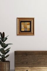 Mozaik Çerçeveli Taş Tablo 20 cm