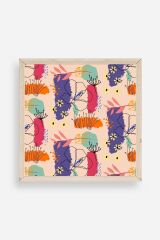 Modern Ahşap Çerçeveli Tablo 42 x 42