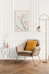 Cherry Blossom Ahşap Çerçeveli Tablo 23 x 30