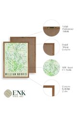 Çiçekler Ahşap Çerçeveli Tablo 23 x 30