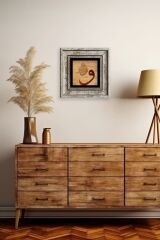 Vav Çerçeveli Taş Tablo 20 cm