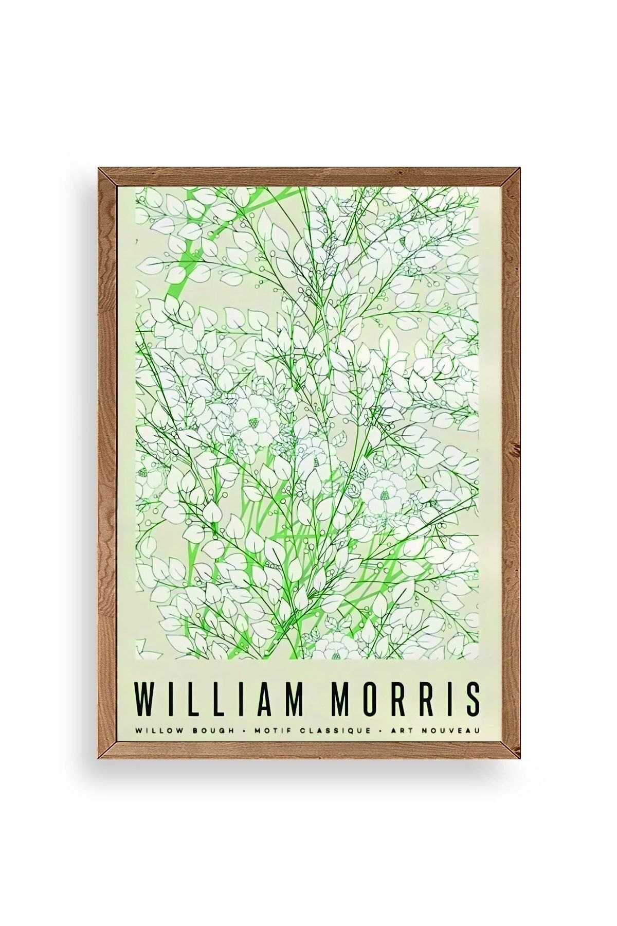 Çiçekler Ahşap Çerçeveli Tablo 50 x 70