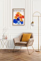 Çiçekler Ahşap Çerçeveli Tablo 50 x 70