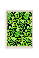 Yapraklar Ahşap Çerçeveli Tablo 30 x 42