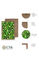 Yapraklar Ahşap Çerçeveli Tablo 50 x 70