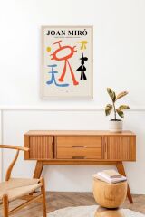 Joan Miro Ahşap Çerçeveli Tablo 50 x 70