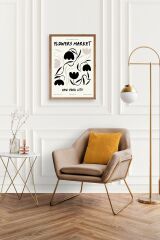 Çiçek Ahşap Çerçeveli Tablo 23 x 30