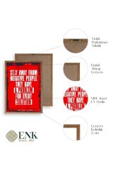 Motto Ahşap Çerçeveli Tablo 23 x 30